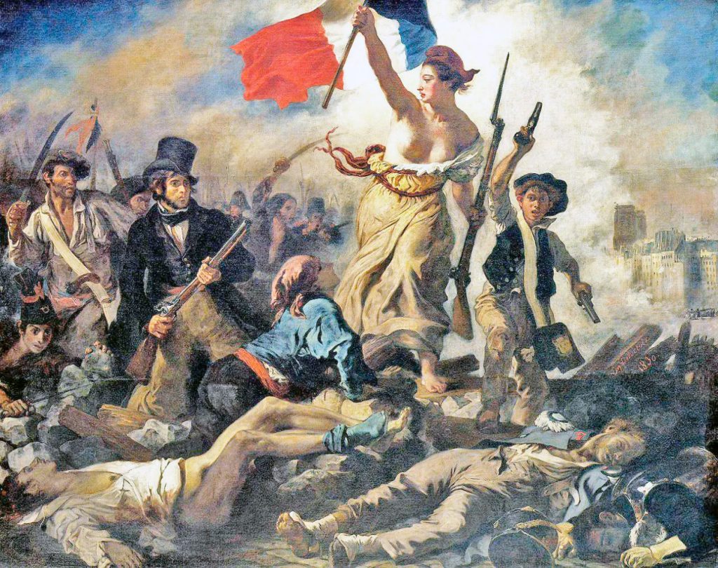 Знаменитая «Свобода на баррикадах» Эжена Делакруа