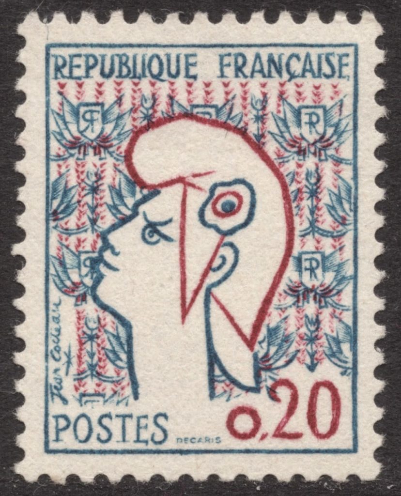 Тот кто доверил создание марок с национальным символом Жану Кокто, был очень смелым человеком